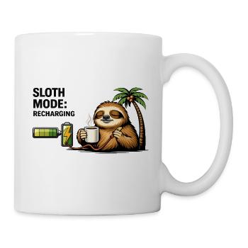 Trägheitsmodus Aufladen von Kaffee - Tasse - Weiß - Rechts