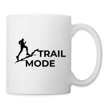 Trail Mode - Trailrunning Design Berglauf - Tasse - Weiß - Rechts