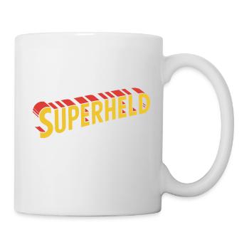 Superheld In Zivil Superhero Superhelden Kostüm - Tasse - Weiß - Rechts