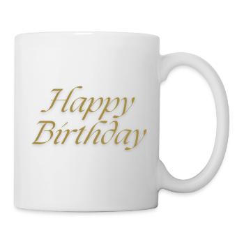 Bon anniversaire - Mug blanc - blanc - Droite