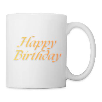 Bon anniversaire - Mug blanc - blanc - Droite