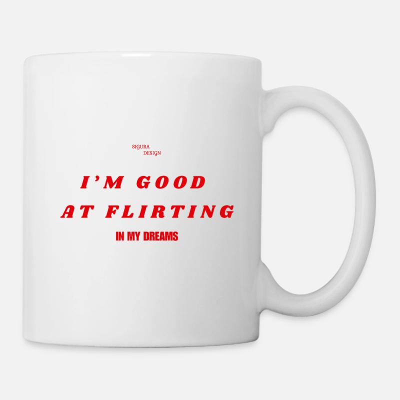 Sigura Design Flirt dans mes rêves - Mug blanc - blanc