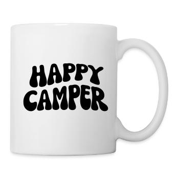 Campeur heureux - Mug blanc - blanc - Droite