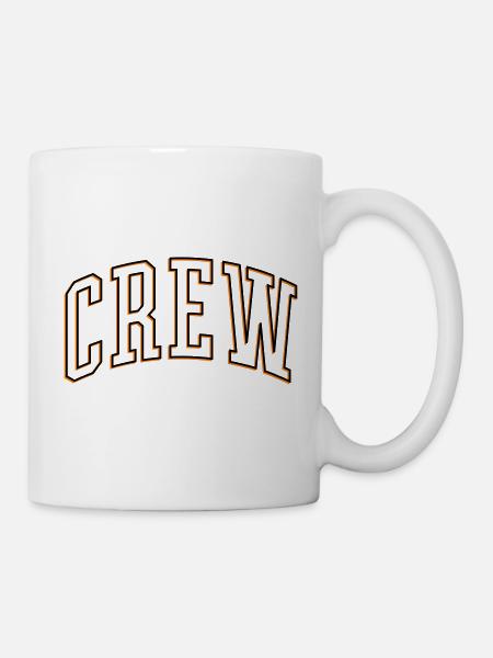 Crew Outline - Tasse - Weiß