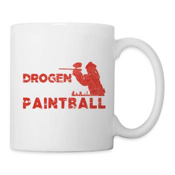 Nein zu Drogen Ja zu Paintball - Tasse - Weiß - Rechts