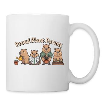 Plants Shirt Capybara Plant Proud Parent Jardinier - Mug blanc - blanc - Droite