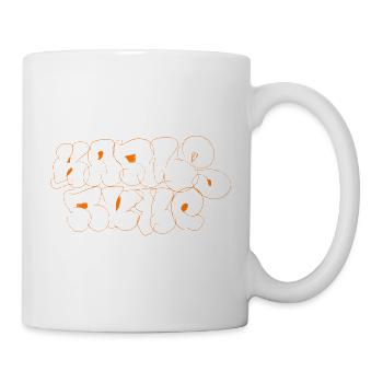 Karlsruhe Style Throw up Bubble Graffiti - Mug - white - Right