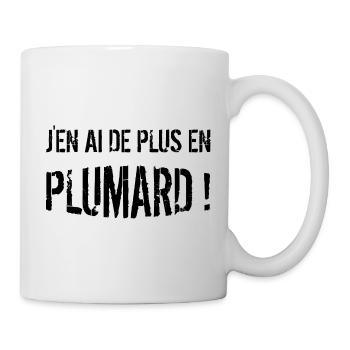 J'EN AI DE PLUS EN PLUMARD ! - humour sieste - Mug blanc - blanc - Droite