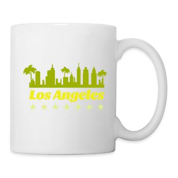 Skyline de Los Angeles - Mug blanc - blanc - Droite