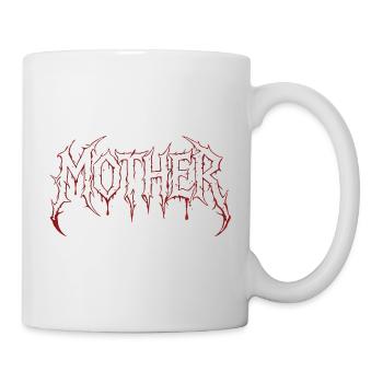 Metal Mom Rock Music Hardcore Mom Design - Mug blanc - blanc - Droite