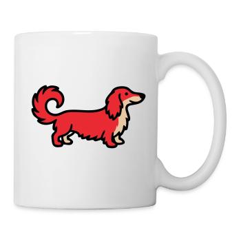 Irischer Setter Retriever Rot - Tasse - Weiß - Rechts