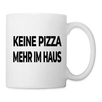 Pizza - Tasse - Weiß - Rechts