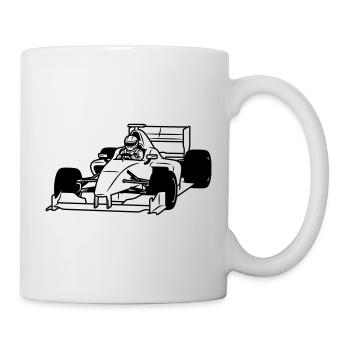 Car racing - Mug - white - Right