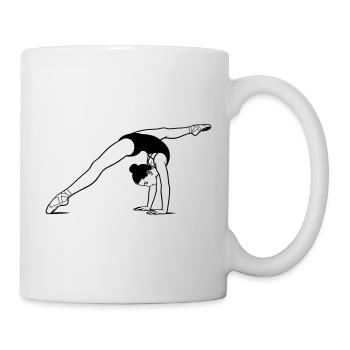 Gymnastik - Tasse - Weiß - Rechts