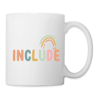Wähle es, um Regenbogen einzubeziehen - Tasse - Weiß - Rechts