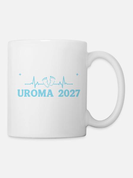 Uroma 2027 Beförderung zur Urgroßmutter - Tasse - Weiß