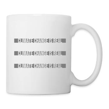 Climate Change Is Real Climate Change Science - Mug - white - Right