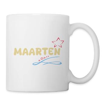 Maarten als Sterne - Tasse - Weiß - Rechts