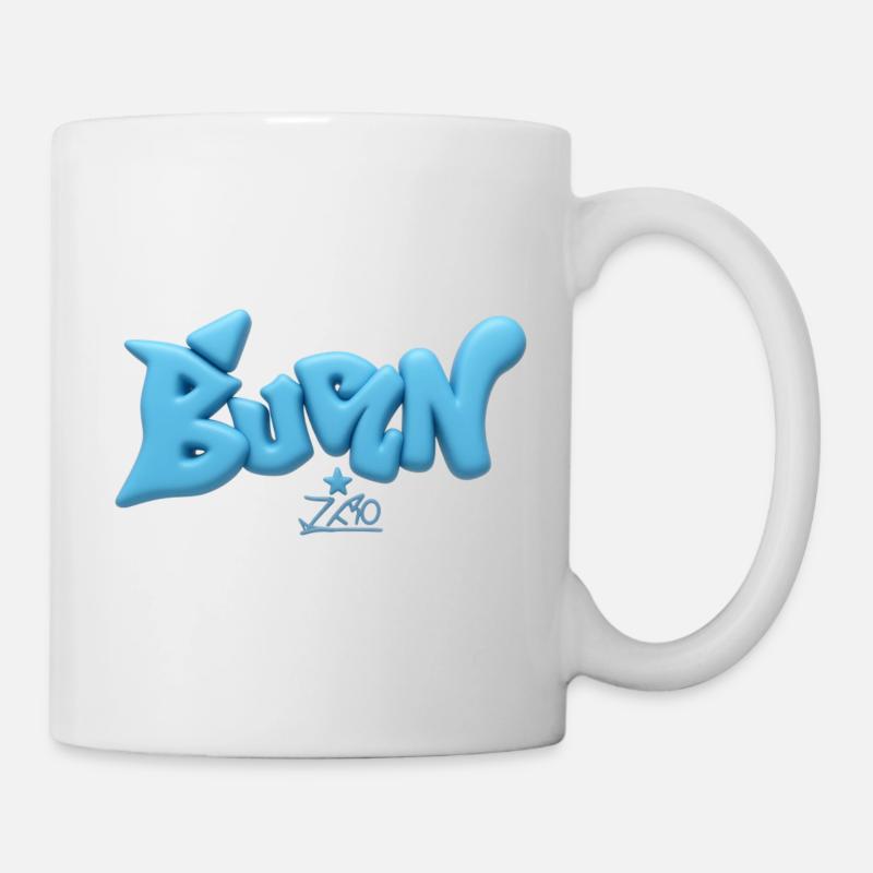 Bunz Z10 3D Schrift - Tasse - Weiß