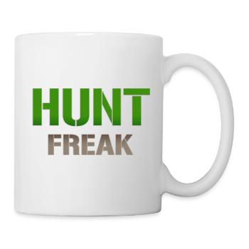 Typographie de la boule verte de Hunt Freak - Mug blanc - blanc - Droite