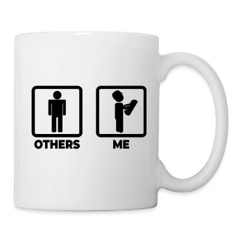 Architect Stick Figures - Mug - white - Right