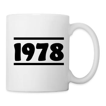 1978 Anniversaire 1978 - Mug blanc - blanc - Droite