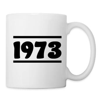 1973 Geburtstag 1973  - Tasse - Weiß - Rechts