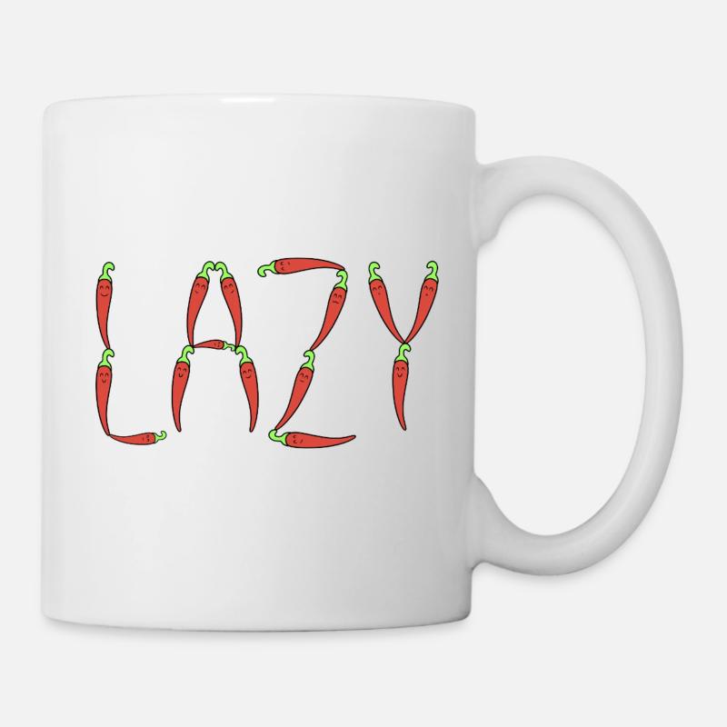 Chili pepper lazy - Mug - white