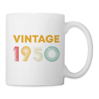 Vintage 1950 Retro Lines - Mug - white - Right
