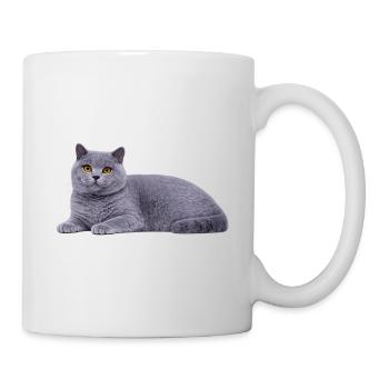 Realistic British Shorthair Cat - Mug - white - Right