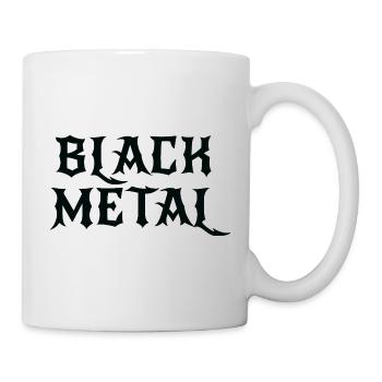 Black Metal logo design - Mug - white - Right