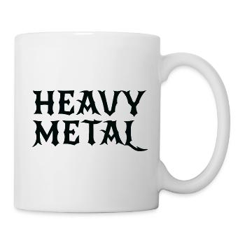 Heavy Metal Gothic logo - Mug - white - Right