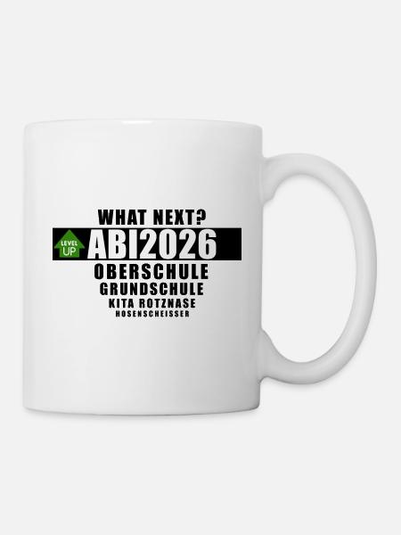 Abi 2026 - what next? - Tasse - Weiß