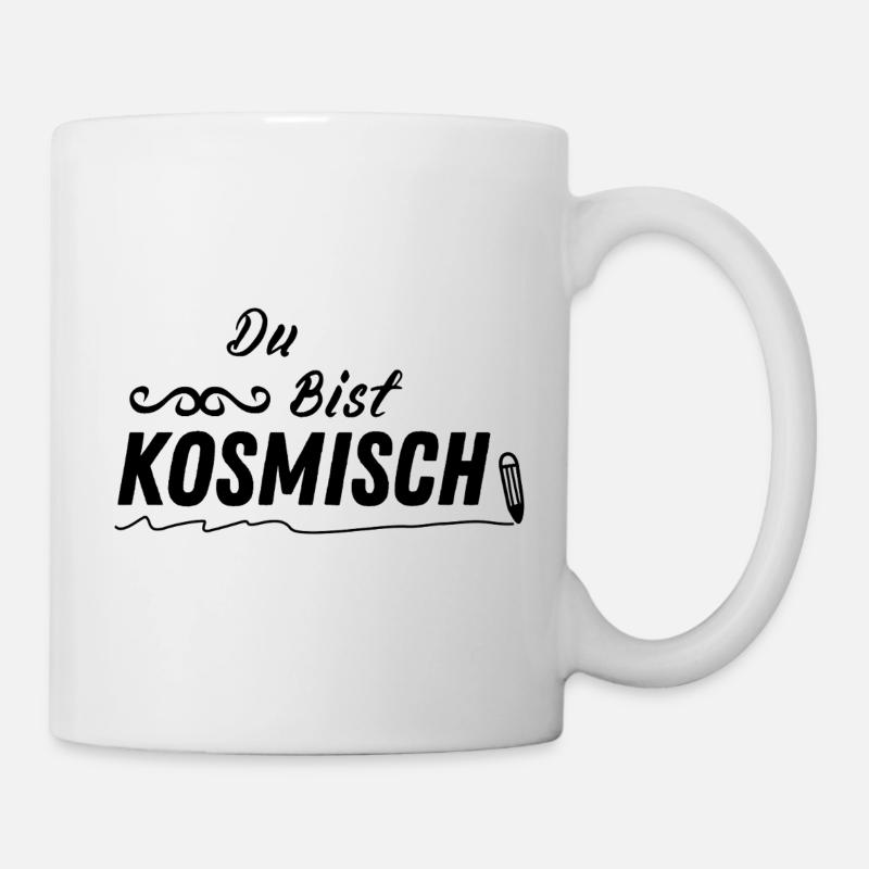 KOSMISCH – Spirituelles Geschenk Mode - Tasse - Weiß
