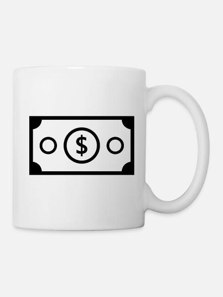 Dollar - Tasse - Weiß
