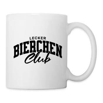 Lecker Bierchen Club - Tasse - Weiß - Rechts