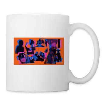 Collage Pop Silhouettes - Mug - white - Right