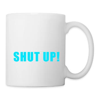 Brain Won't Shut Up – Funny Overthinking Shirt - Mug - white - Right