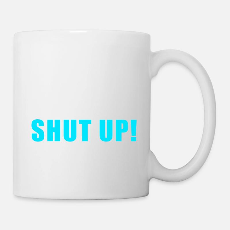 Brain Won't Shut Up – Funny Overthinking Shirt - Mug - white