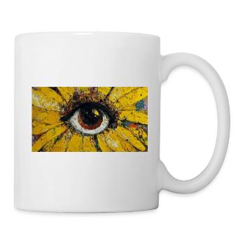 Sunflower - Suneye Painting - Mug - white - Right