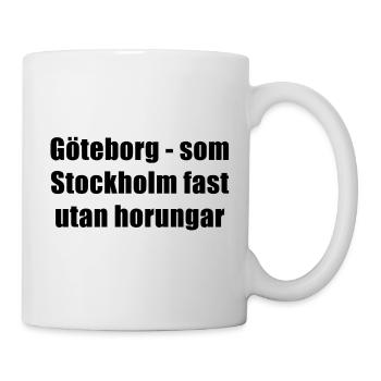 Gothenburg - like Stockholm but without - Mug - white - Right