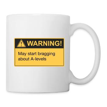 Bragging A level results - Mug - white - Right
