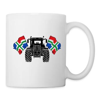 Groningen_Tractor_Pride - Tasse - Weiß - Rechts