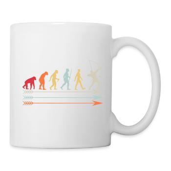 Évolution vers l’Archer : Chemin coloré de l’Archer - Mug blanc - blanc - Droite