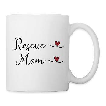 Maman de protection animale - Mug blanc - blanc - Droite