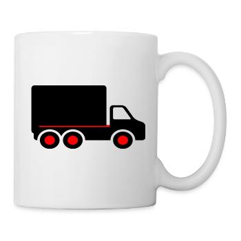camion - Mug blanc - blanc - Droite