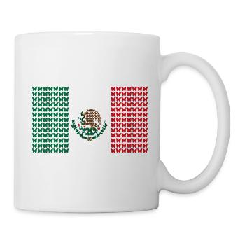 Mexico Raster Flag Pattern - Mug - white - Right