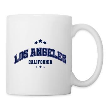 Motif de Los Angeles pour les fans des États-Unis - Mug blanc - blanc - Droite
