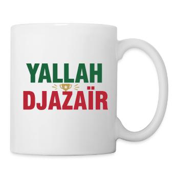 Yallah Djazair Champion Algeria | Foot Supporter - Mug - white - Right