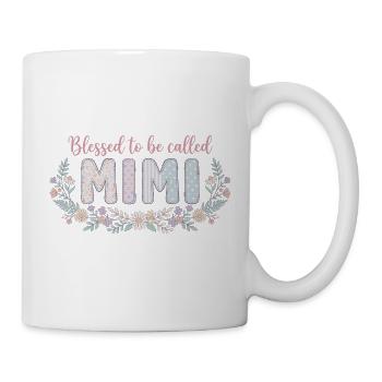 Mimi Granny Flowers Gift Cute Grandma - Mug - white - Right